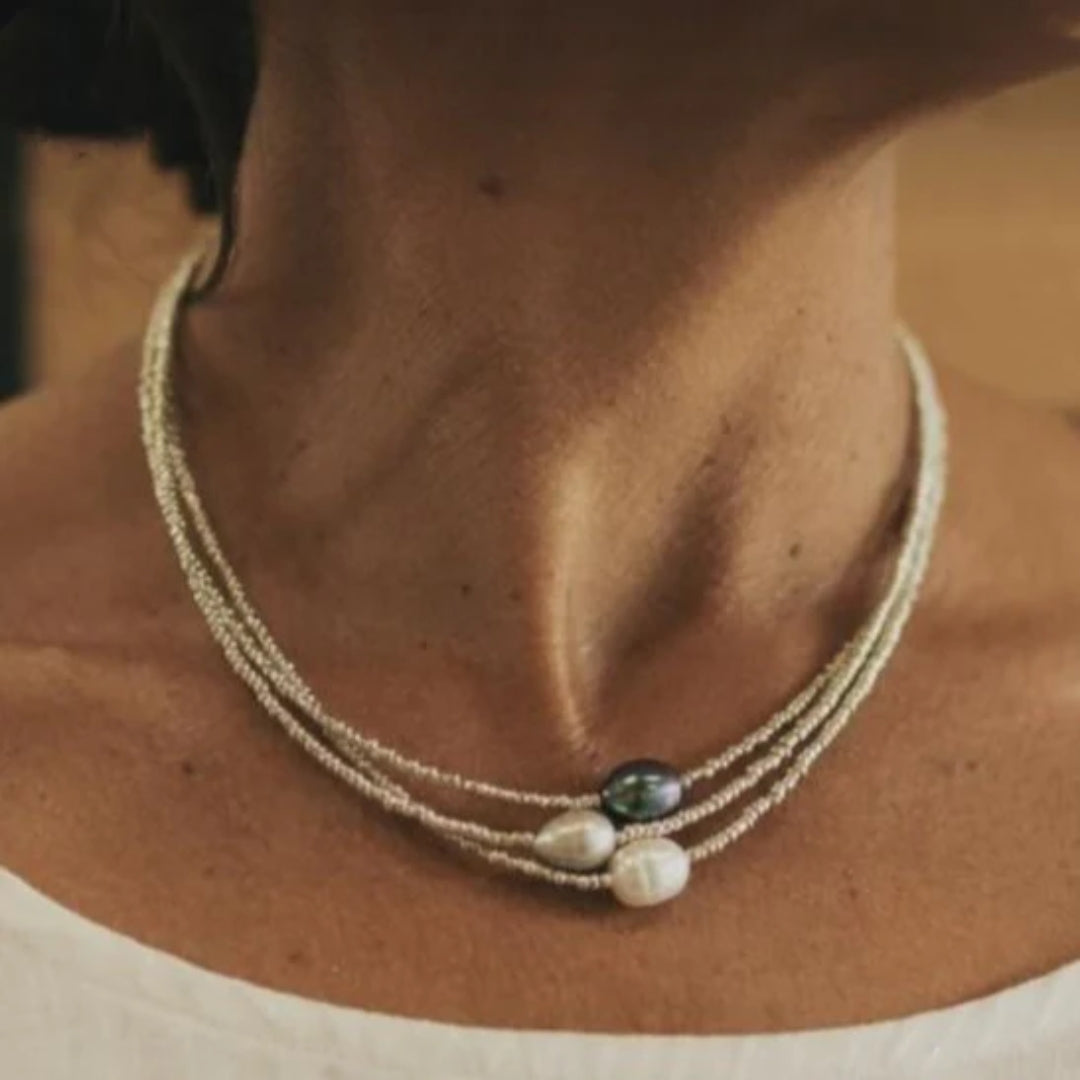 Vintage Natural Pearl Necklace