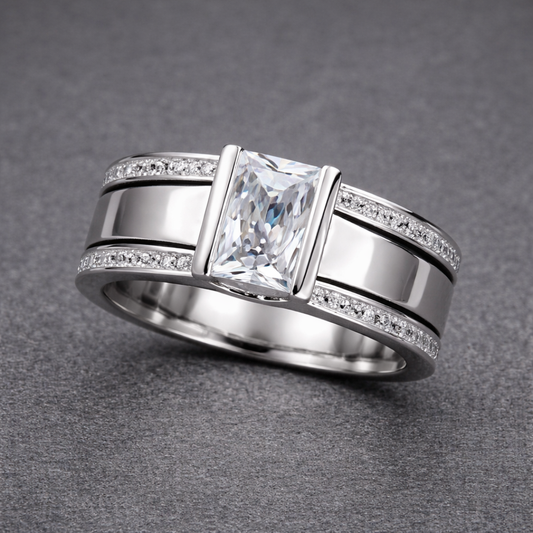 Refined Silver Statement Ring