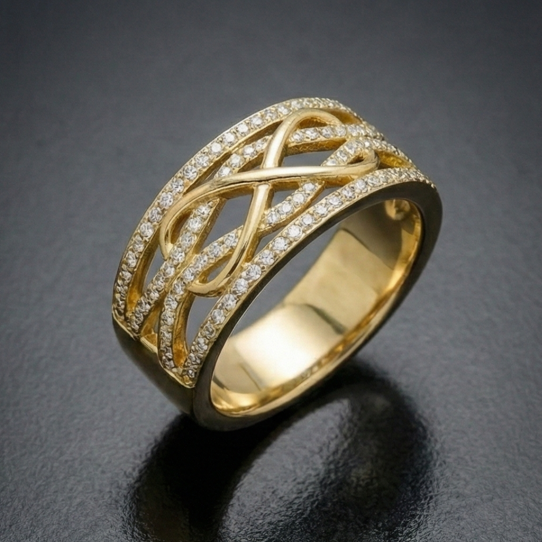 Classic Hollow Gold Ring