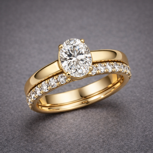 Elegant Gold Diamond Ring