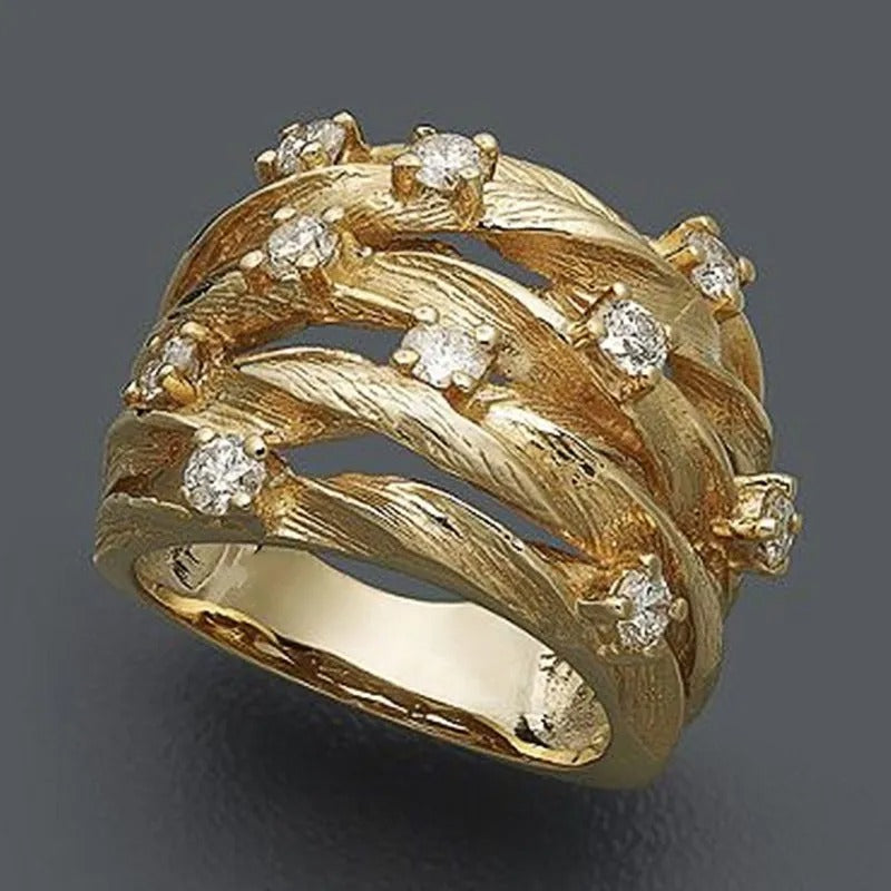Vintage Gold Boho Ring