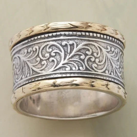 Amelia | Vintage Golden & Silver Ring