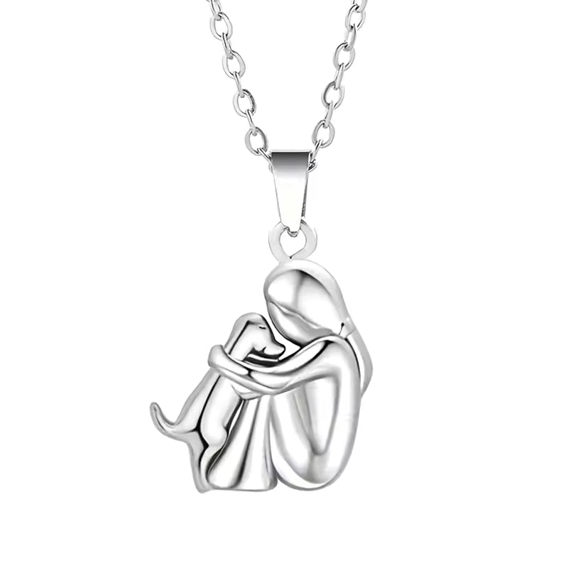 Dog Embrace Necklace