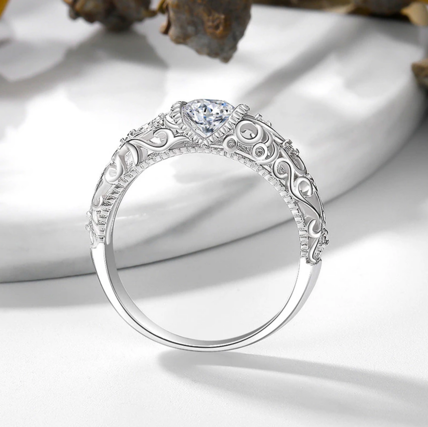 Elegant Sterling Silver Ring