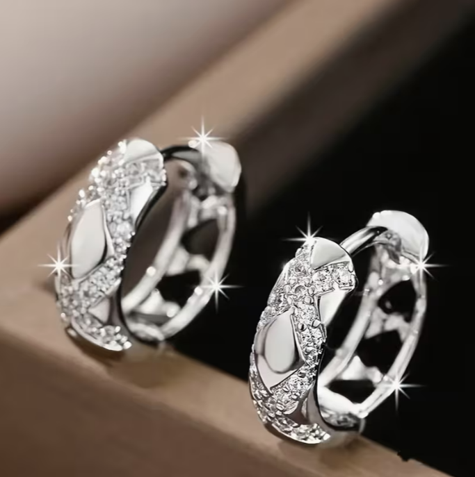 Timeless Radiance Luxe Hoop Earrings