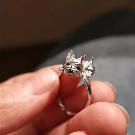 Retro-Style Adjustable Dog Ring