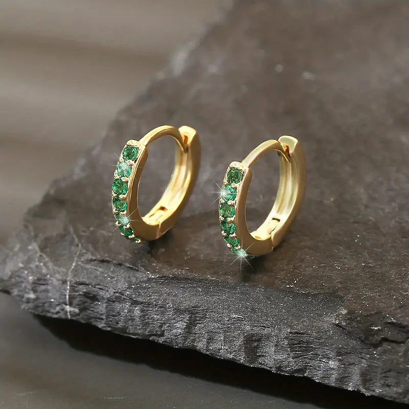 Gold Dangle Earrings Inspired by the Coast